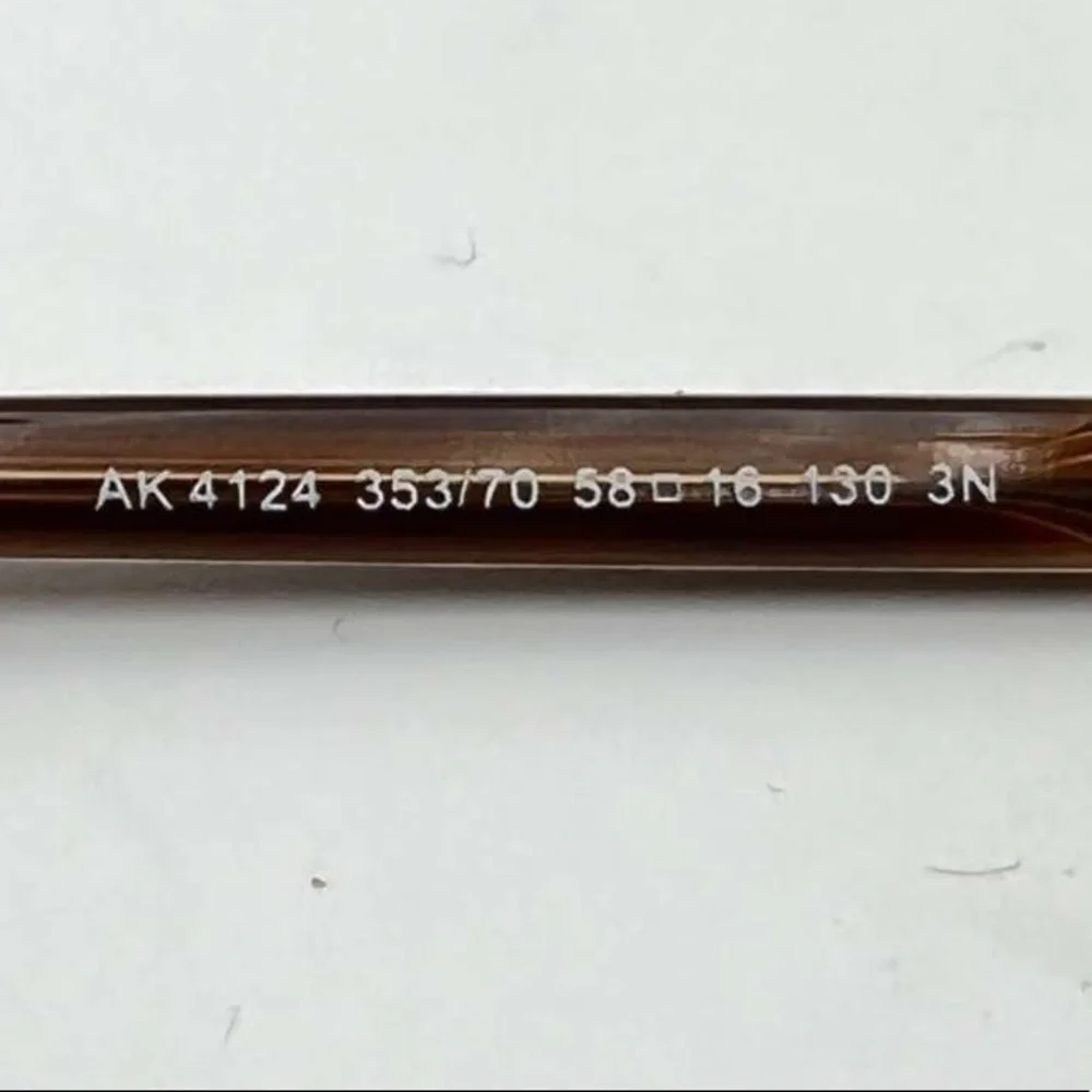 Anne Klein Brown Tan Aviator Sunglasses Frames AK4124 - Picture 6 of 6